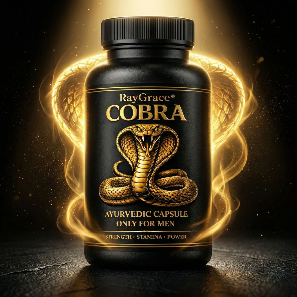 COBRA Ayurvedic Capsules for Men – Natural Strength, Energy & Vitality Support Formula