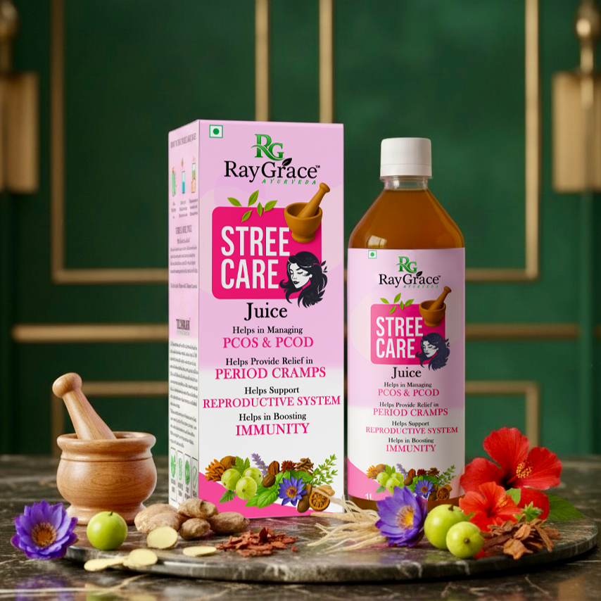 STREE CARE Juice – Herbal Women Wellness Supplement for Hormonal Balance, PCOS & PCOD Support, Period Comfort, Hair & Skin Health | 1L